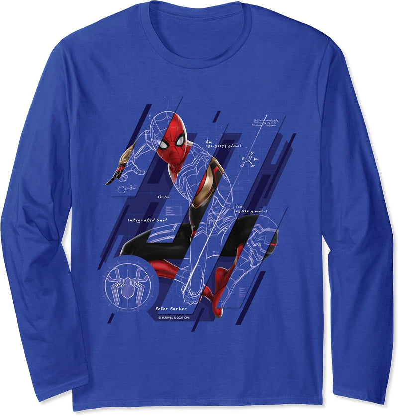 Marvel Spider-Man: No Way Home Spidey Tech Langarmshirt