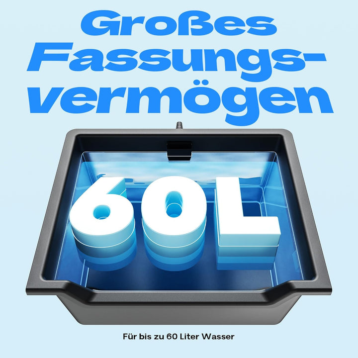 SunSun Wasserfall Bachlauf Wanne – Kaskadenwanne Bachlaufschale Teichwanne 75l