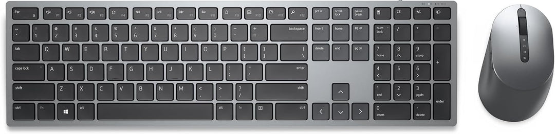 Dell KM7321W, Wireless, Multimedia, Tastatur und Maus Set, German (QWERTZ), schwarz