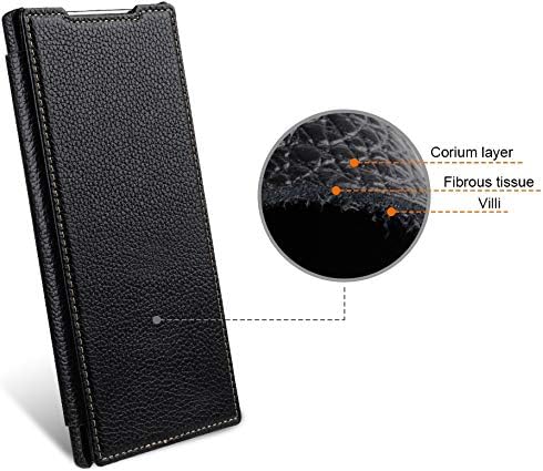 STILGUT Book Case kompatibel mit Samsung Galaxy Note 20 Ultra Hülle aus Leder zum Klappen, Klapphüll