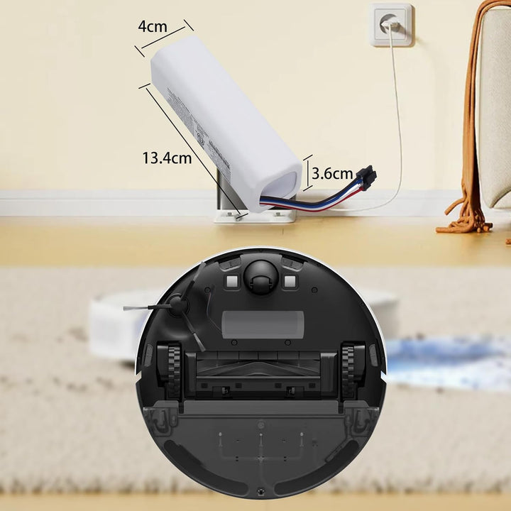 Geoviizon 14,4 V 5200 mAh Akku Kompatibel mit Dreame F9/D9/D9 Pro/D9 Max/L10 Pro Roboterstaubsauger