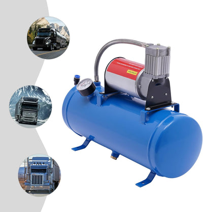 Kompressor, Luftkompressor Werkstatt, fahrbar, DC 12V, Induktionsmotor, Flüster Silent Druckluft lei