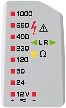 Benning Spannungsprüfer DUSPOL expert (Prüfart 2-polig, Messgerät für Elektrotechnik, Messbereich 12