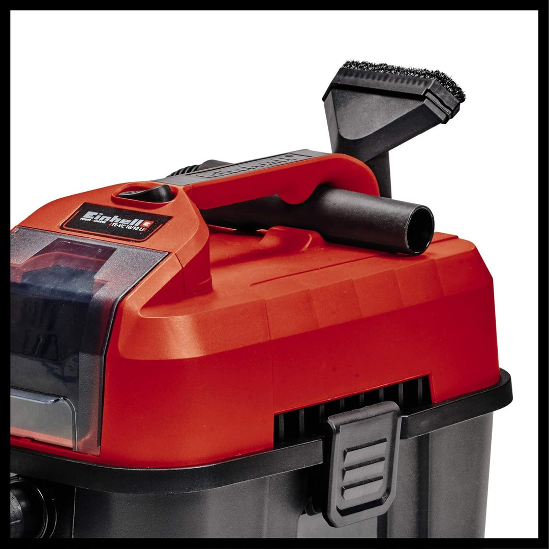 Einhell Akku-Nass-Trockensauger TE-VC 18/10 Li-Solo Power X-Change (10 Liter Tank, inkl. 2 m-Schlauc