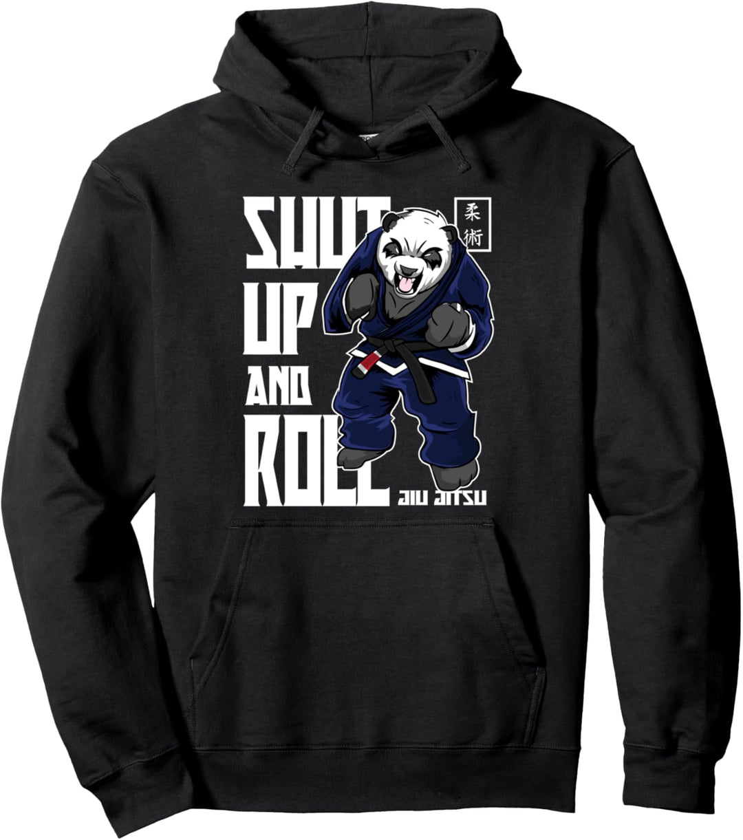 Panda Kämpfer - Brazilian Jiu-Jitsu, BJJ und Grappling Pullover Hoodie