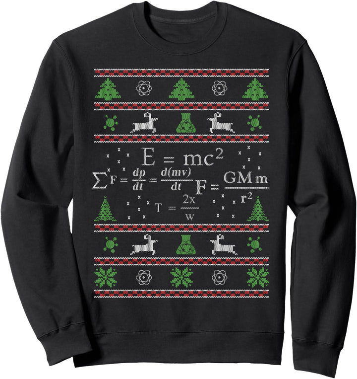 Physik Weihnachten Ugly Christmas Geschenk für Physiker Sweatshirt