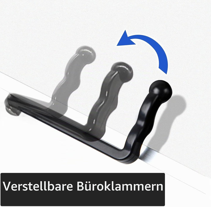 LYFETC Extra Grosser Bücherständer Leseständer mit Stützfüssen, winkelverstellbar ergonomisch, Buchh