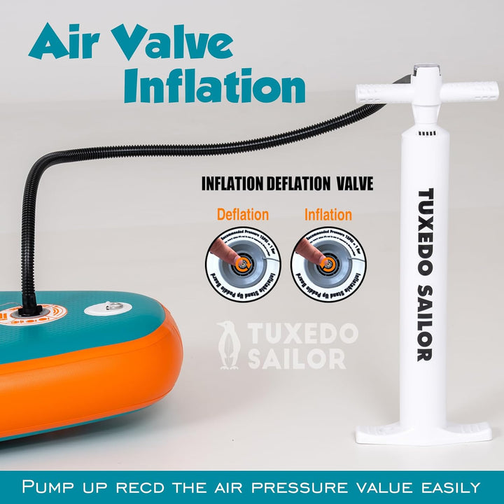 Tuxedo Sailor Stand Up Paddle Board 240/320/365cm Inflatable Paddle Boards for Adults and Kinder Sta