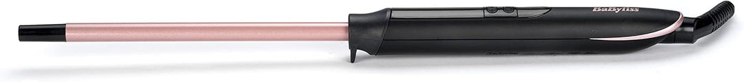 BaByliss 10mm Curling Wand Lockenstab mit Quartz-Keramik Beschichtung für Enge Afro-Locken, rosa Sch