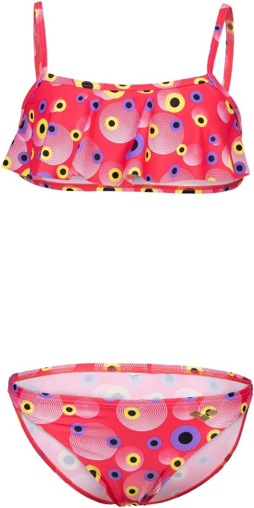 ARENA Mädchen Girls Vintage Bikini Bralette Bikini, Anguria Multi