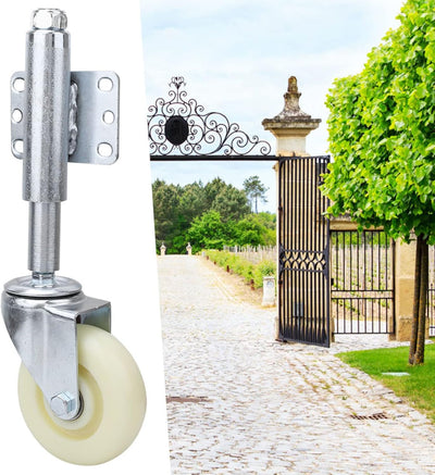 Sprung Rollen Gate Gartentor Metall Laufrollen Torrolle Zauntor Torlaufrolle Für Schwere Tore,4 Nylo