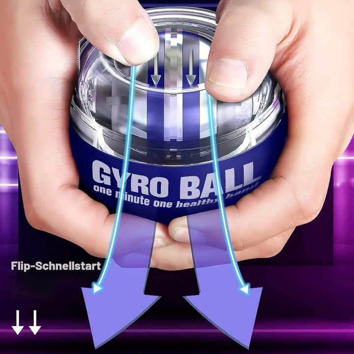 Handgelenktrainer-Ball, Auto-Start, Handgelenkstärker, Gyroskopischer Unterarm-Trainer, Gyro-Ball zu