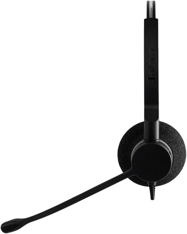 Jabra Biz 2300 USB-A UC On-Ear Stereo Headset - Unified Communications zertifizierter Noise Cancelli