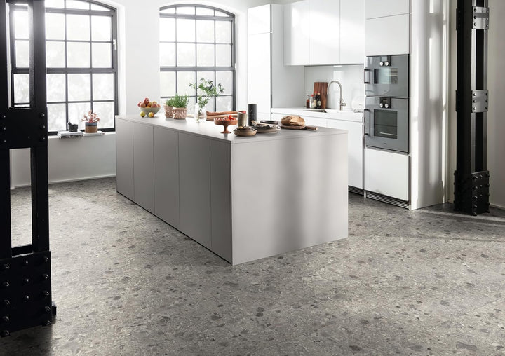 EGGER NatureSense Aqua Laminat ELF021 Triestino Terrazzo grau 1292x327x8mm (2,535m²) 2,535m² | Boden