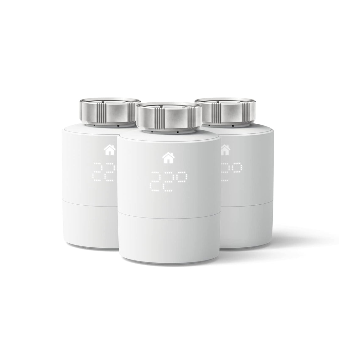 tado° smartes Heizkörperthermostat 3er-Pack – Wifi Zusatzprodukt als Thermostat für Heizung und digi