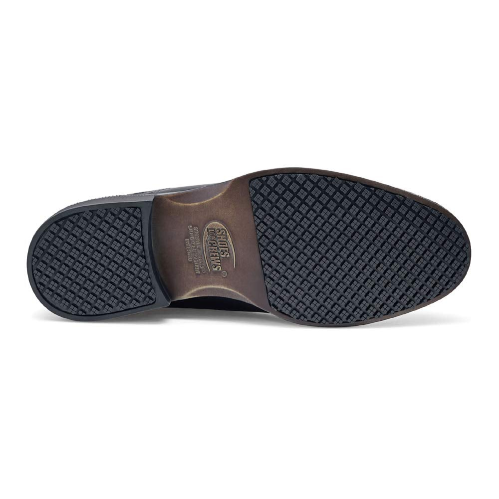 Shoes For Crews STATESMAN Herren Rutschhemmende Elegante Schuhe 1202, 47 Grösse, Schwarz