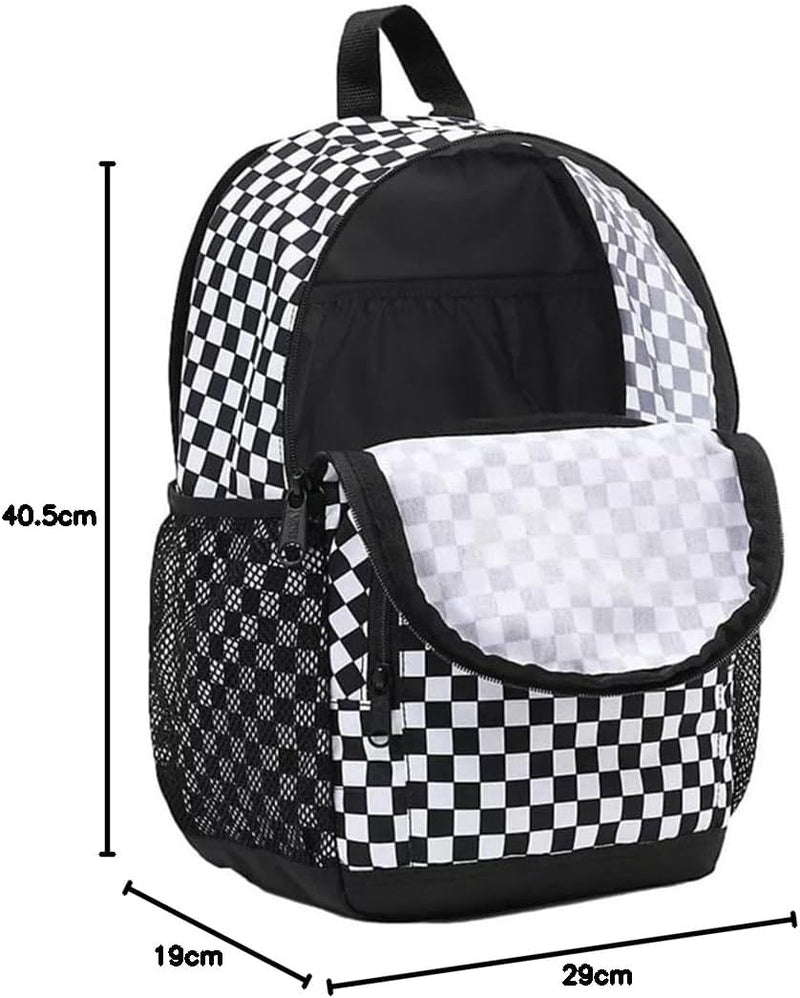 Vans Unisex Kinder Alumni Rucksack Rucksack (1er Pack) Einheitsgrösse Schachbrett Schwarz-weiss, Ein