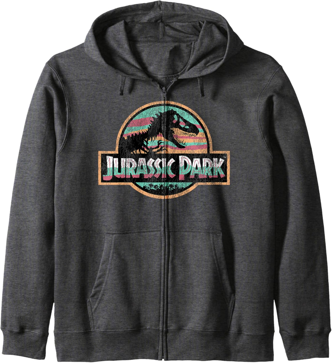 Jurassic Park Colorful Classic Logo Kapuzenjacke