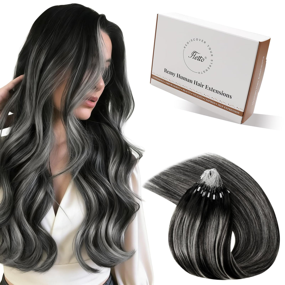 Hetto Microring Extensions Echthaar Balayage Microring Echthaar Extensions Remy Micro Ring Haarverla