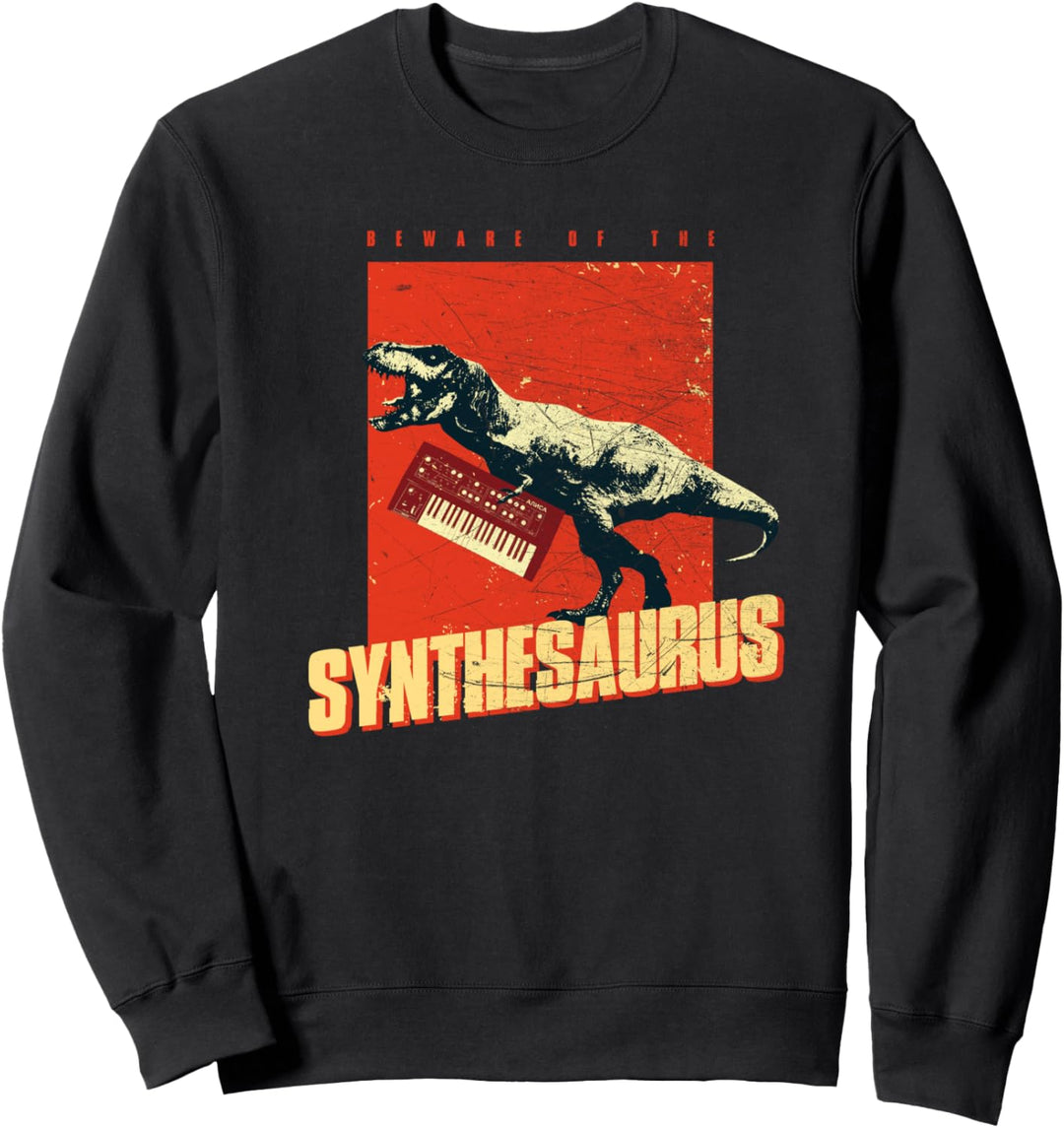 Synthesaurus Analog Synth Techno Synthesizer ADSR Vintage Sweatshirt