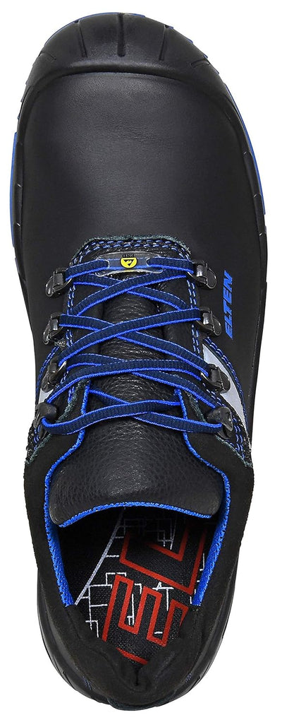 ELTEN Sicherheitsschuhe ALESSIO XW Low ESD S3, Damen und Herren, Lederschuh, robust, Blau, Stahlkapp