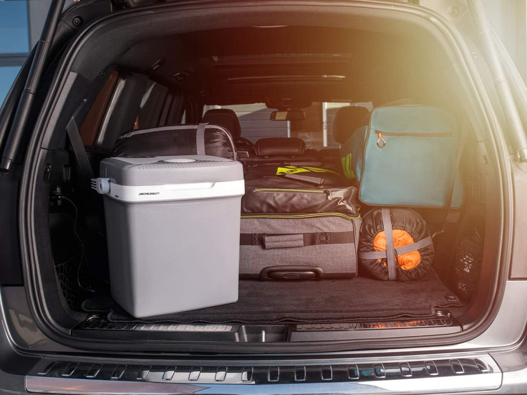 Berdsen Kühlbox Auto Camping Kühlschrank Für Auto LKW Boot Elektrisch Kühlung Bis 0°C Mit Wärmefunkt