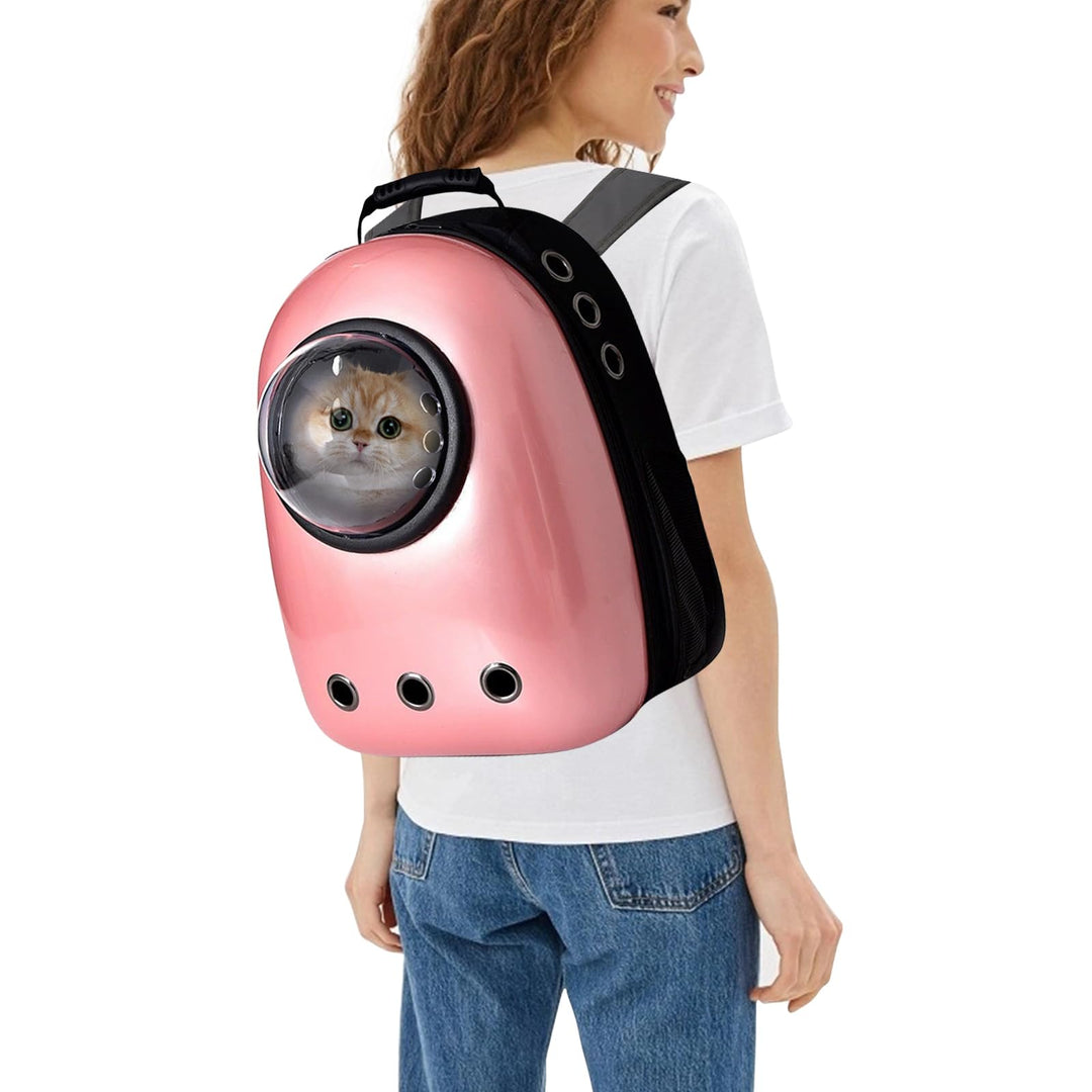 PETCUTE Hunderucksack,Atmungsaktive Hundetasche Haustier Hunde für Kleine Katzen Hunde,Raumkapsel Ha