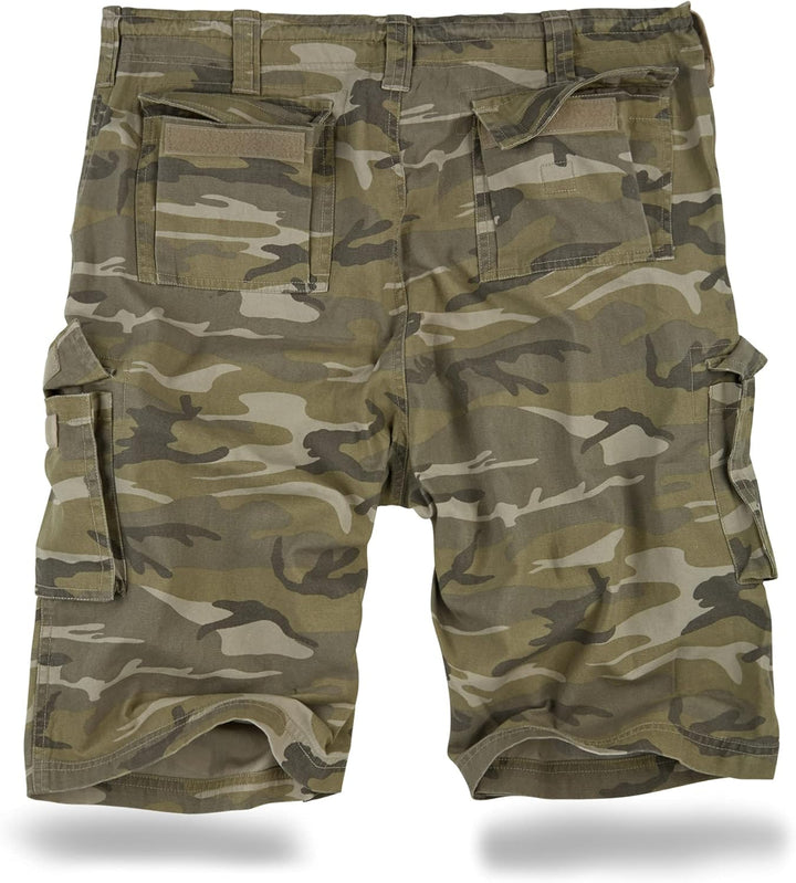 Trooper Herren Cargo Shorts Lightning Edition Bermuda Kurze Hose Vintage (S-7XL) S Z - Stars Desert,