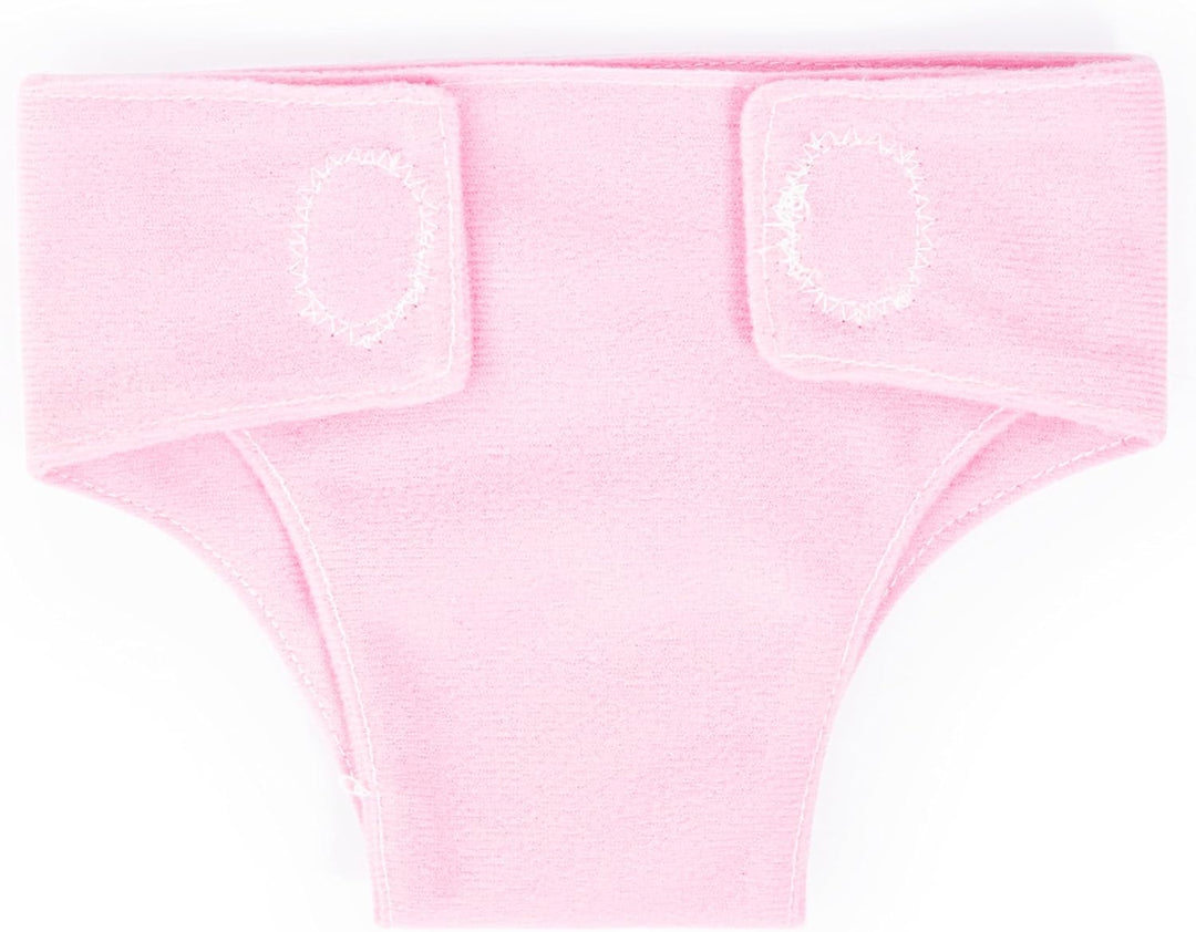 Bayer Design 73098AA Puppen Stoffwindeln 4 Stück, wiederverwendbar, mit Klett, Wickelzubehör für Bab
