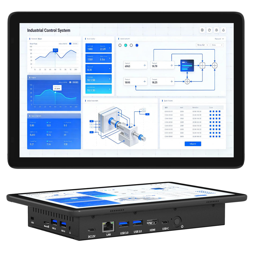 Mini Computer PC-HEIGAOLAPC Touchscreen Mini Tablet Computer Win 11 Pro, 10,1 Zoll, N5100, 8GB RAM,