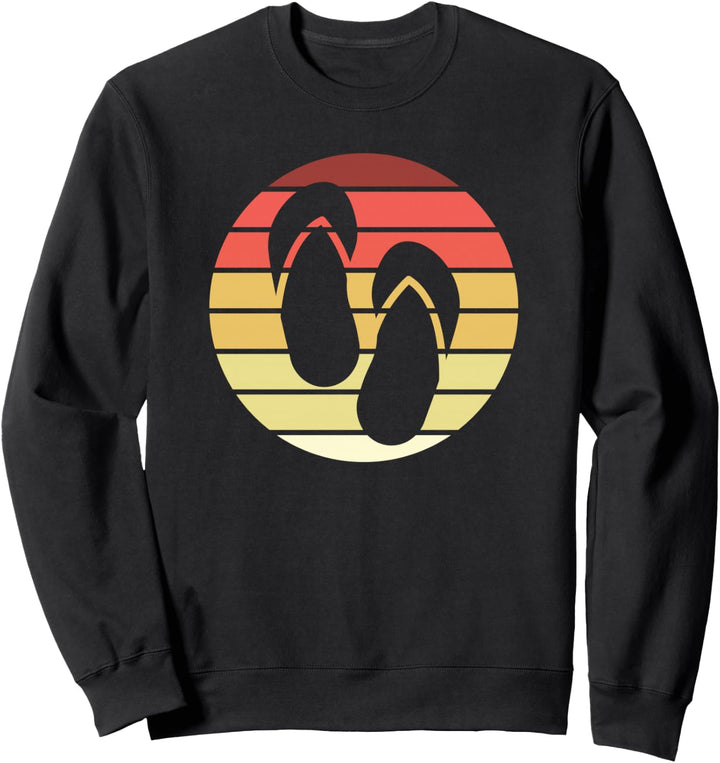 Flip Flops Retro Style Vintage Sweatshirt