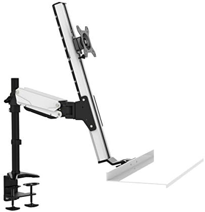 HFTEK® FY11WS Workfit Workstation Monitor Halterung Halter Tischhalterung Stand bis zu 27 Zoll mit V