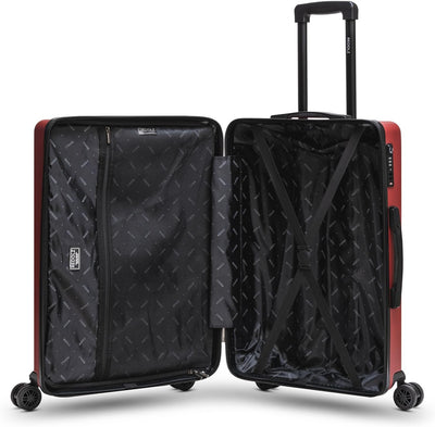 REDOLZ mittelgrosser Hartschalen Check-in Koffer | Trolley 44 x 24 x 65 cm aus hochwertigem ABS Mate