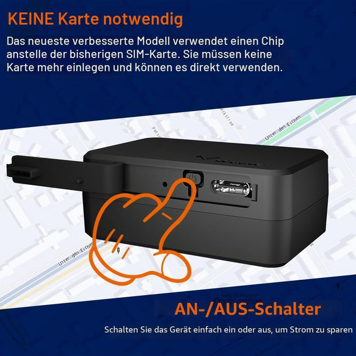 Winnes TK903E Mini GPS Tracker 4G Globale Version Ohne SIM Karte 60 Tage Standby Starker Magnet Echt