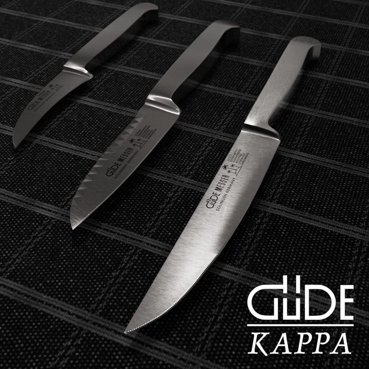 Güde Steakmesser, Chromstahl, Silber