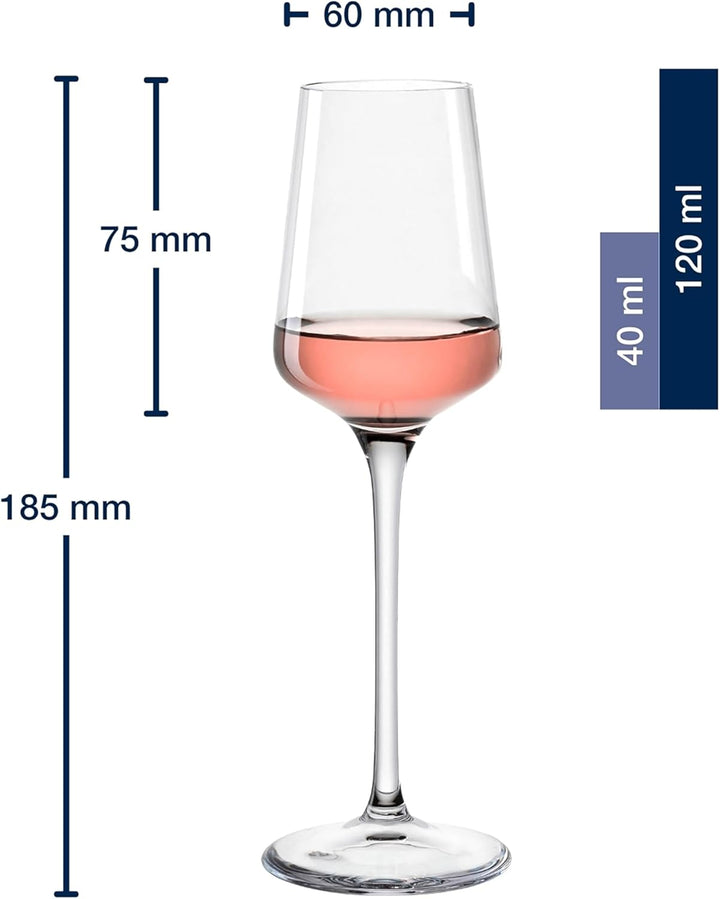 LEONARDO HOME PUCCINI Grappaglas • 6 Stück • Stielglas • Zeitloses Design • Schlanke Form • Für Grap
