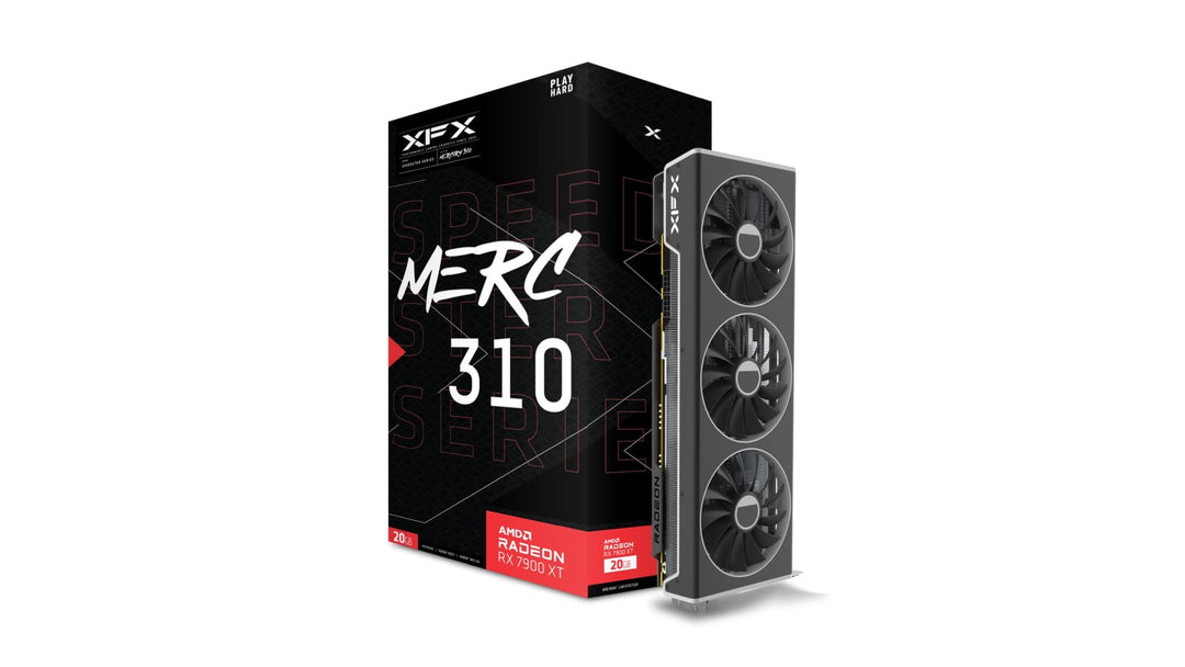 XFX Speedster MERC310 AMD Radeon™ RX 7900XT Gaming Grafikkarte, 20 GB GDDR6, AMD RDNA™ 3(RX-79TMERCU
