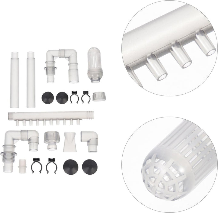 POPETPOP 1 Satz Teile Ersatz Filter Rohr Zufluss Einlass Abfluss Wasser Schlauch Aquarium Zubehör Pr