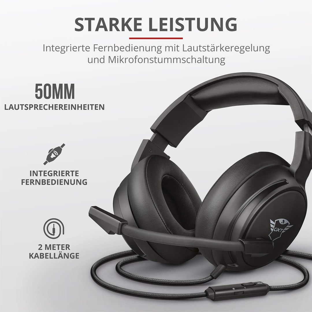 Trust Gaming Headset GXT 433 mit Mikrofon für PS4, PS5, PC, Nintendo Switch, Xbox Series X, Xbox One