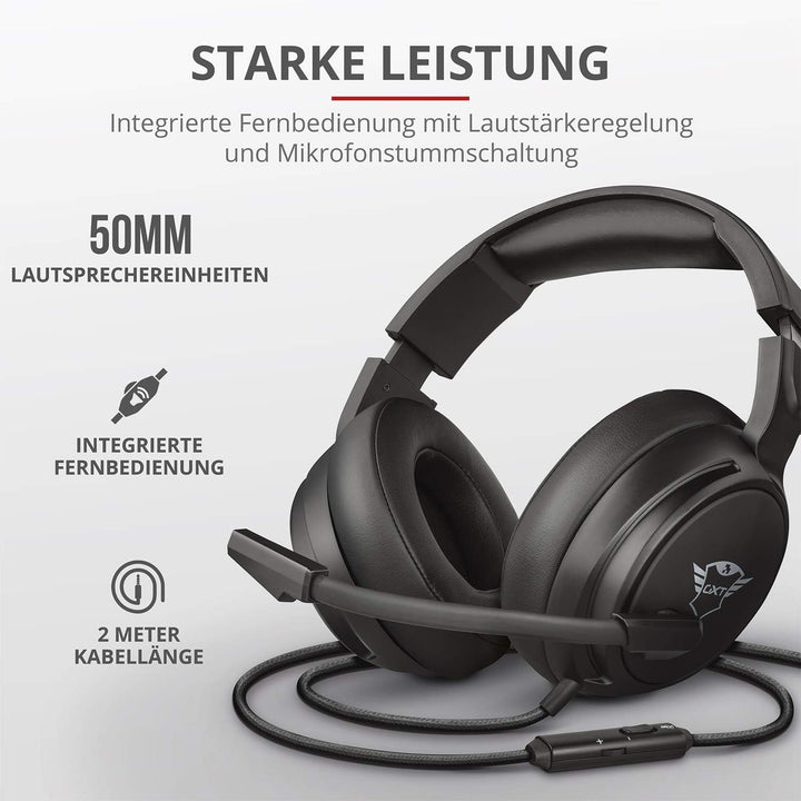 Trust Gaming Headset GXT 433 mit Mikrofon für PS4, PS5, PC, Nintendo Switch, Xbox Series X, Xbox One
