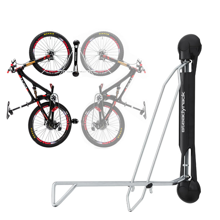 Steadyrack Fahrrad Wandhalterung - Mountain Bike Rack - Fahrrad Wandhalterung Vertikal als Aufbewahr