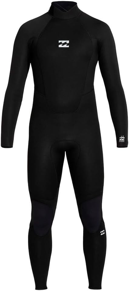 Billabong 2023 Mens Intruder 4/3mm Back Zip Wetsuit ABYW100203 - Black XS, XS