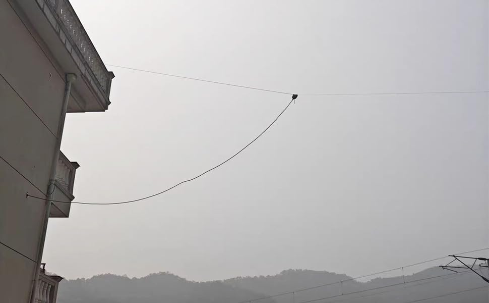 JYR8010-400W End Fed Half Wave Antenne, 400W Kurzwellenradioantenne für Amateurradio, 8 Bänder 10m 1