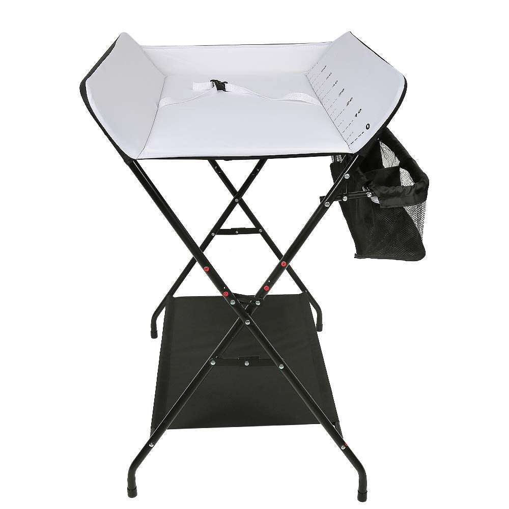 Wickeltisch und Badewanne 2-in-1 für Babys - Von Geburt bis 12 Monate (bis zu 25 kg) - Faltbar und T
