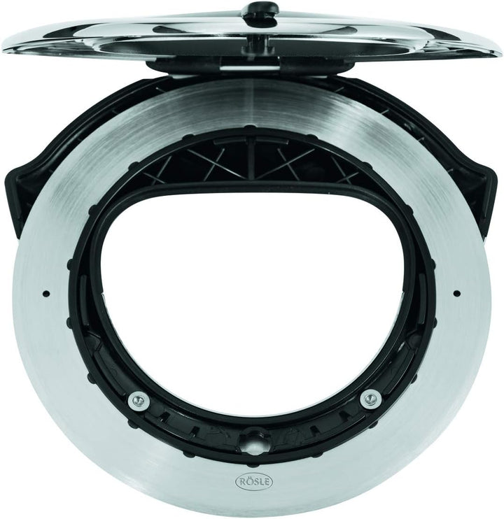 RÖSLE Pizzarad, Hochwertiges Pizzamesser mit stabilem Rad und ergonomischem Griff, beidseitig geschl
