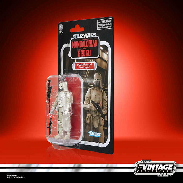 Star Wars The Vintage Collection Restimperium Schneetruppler, The Mandalorian and Grogu Premium Acti