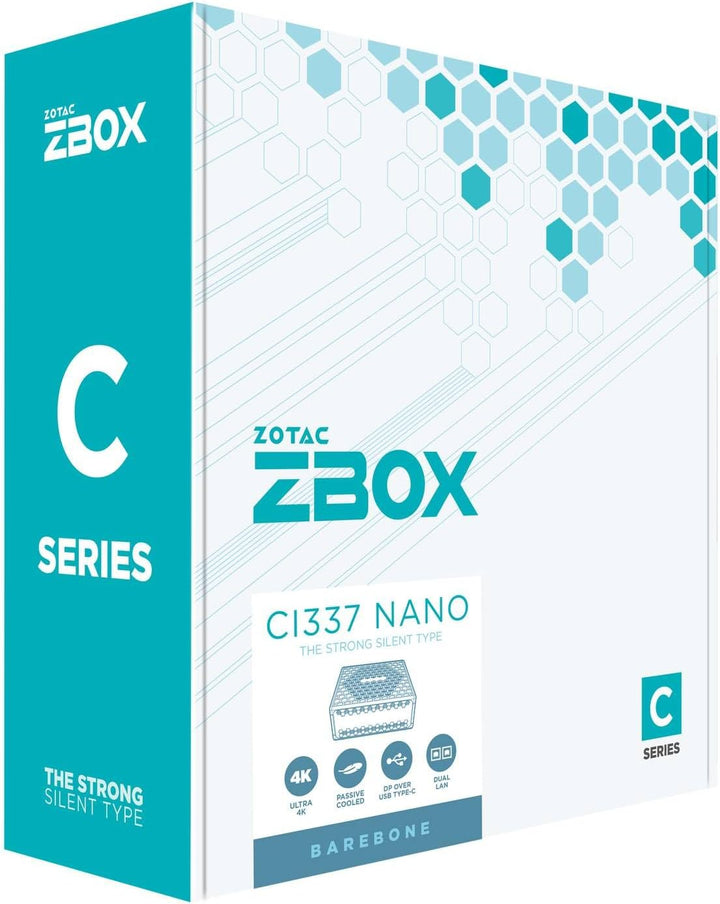 Zotac ZBOX CI337 Nano Mini-PC BB N100, ZBOX-CI337NANO-BE