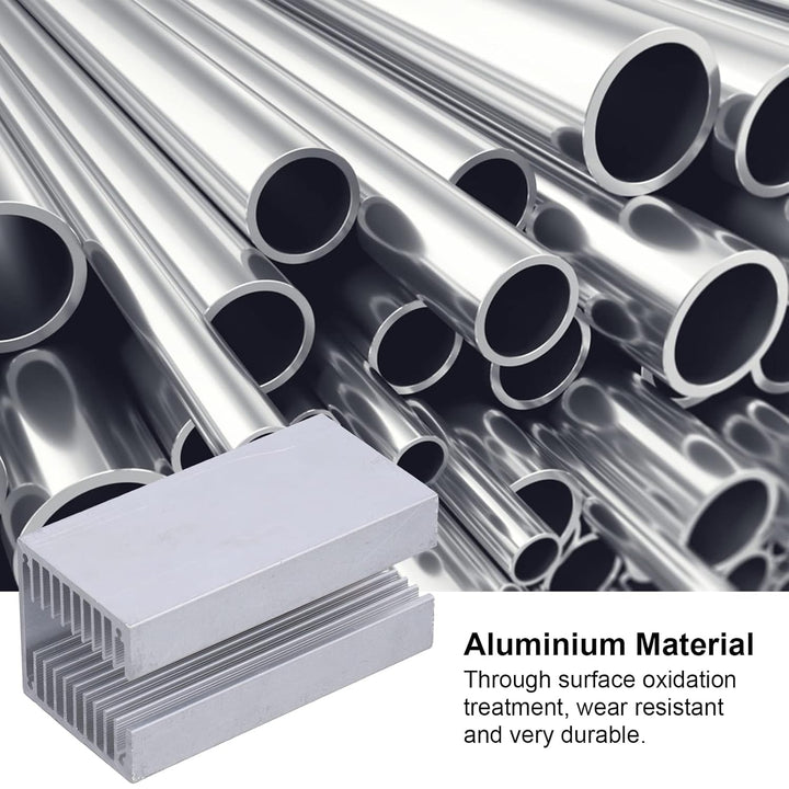 U Förmiger Aluminium Kühlkörper 100 X 50 X 50 MM mit 16 MM Lamellenabstand, Wärmemanagementlösung fü