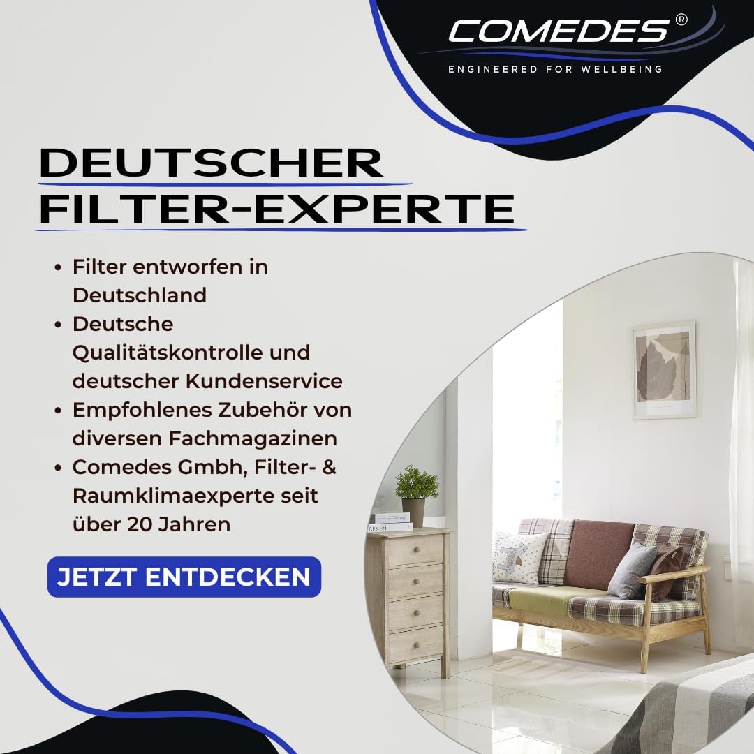 Comedes Filter für Bauknecht Whirlpool Trockner | einsetzbar statt 481010716911 und 8015250474909 Or