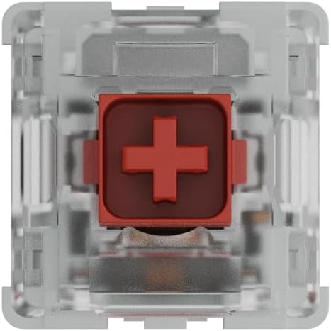 Glorious Gaming 120x Kailh Mechanical Keyboard Switches (Rot) - linear &amp; sanft, 45g Auslösegewicht,